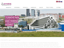 Tablet Screenshot of ermetaldemir.com